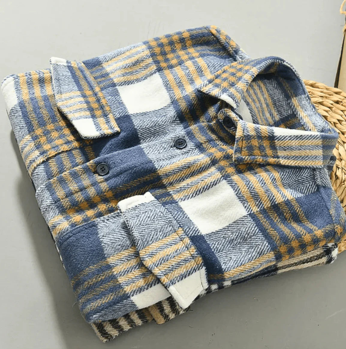 Einar - Vinzéncio Gingham Flanell skyrta