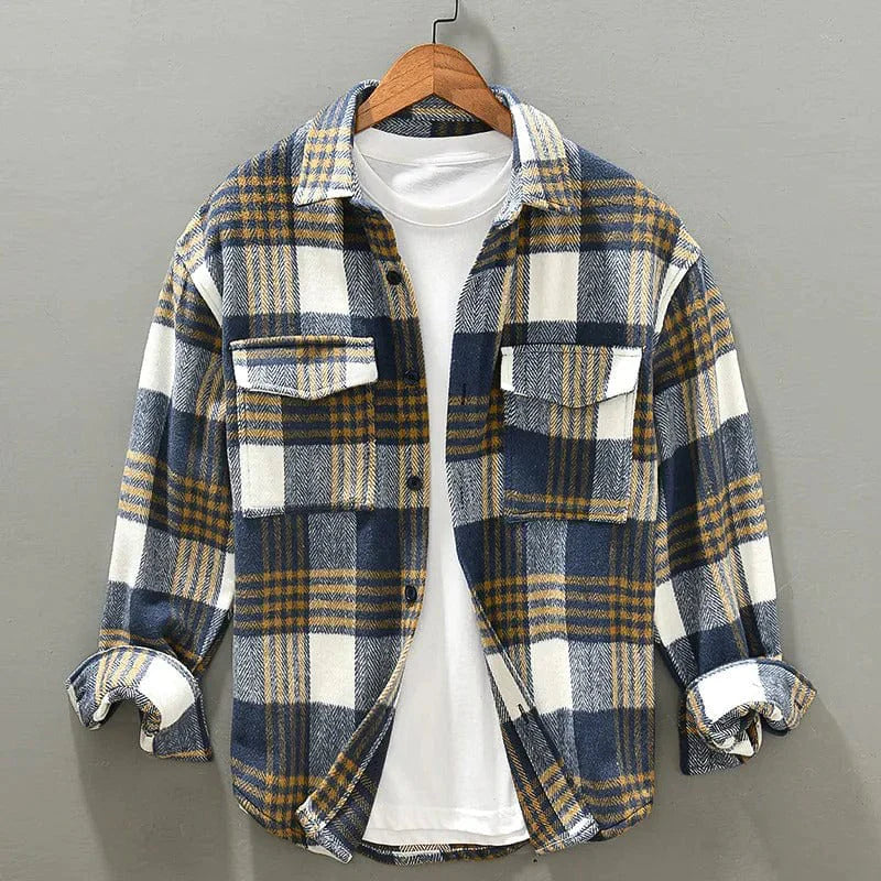 Einar - Vinzéncio Gingham Flanell skyrta