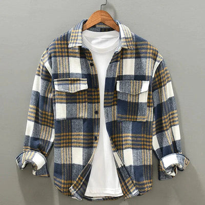 Einar - Vinzéncio Gingham Flanell skyrta